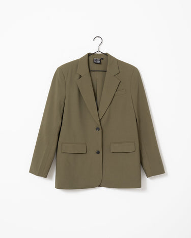 TILTIL Indy Open Back Blazer Groen - Things I Like Things I Love