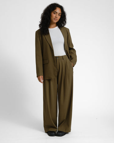 TILTIL Indy Open Back Blazer Groen - Things I Like Things I Love