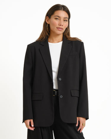TILTIL Indy Open Back Blazer Zwart - Things I Like Things I Love