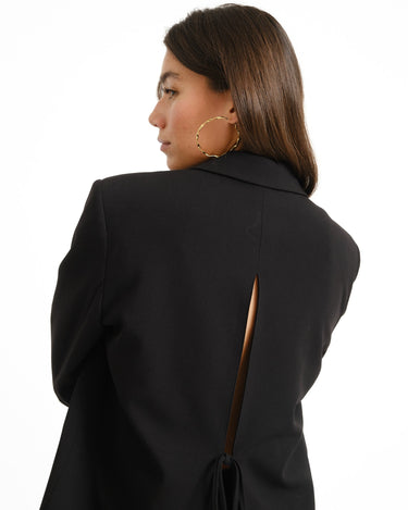 TILTIL Indy Open Back Blazer Zwart - Things I Like Things I Love