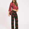 TILTIL Isli Pants Batik Burgundy - Things I Like Things I Love