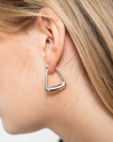 TILTIL Izzy Chunky Hoop Silver - Things I Like Things I Love