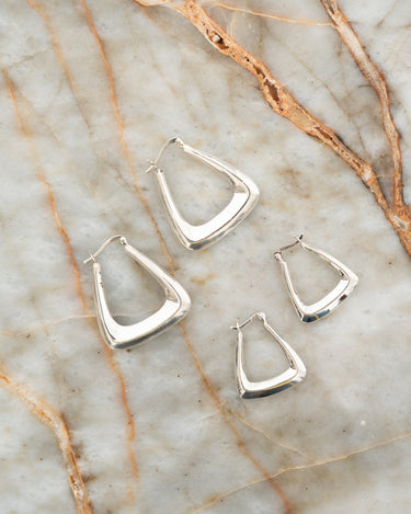 TILTIL Izzy Chunky Hoop Silver - Things I Like Things I Love