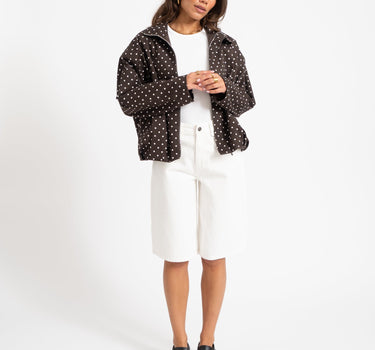 TILTIL Jacket Zoe Polkadot Brown - Things I Like Things I Love