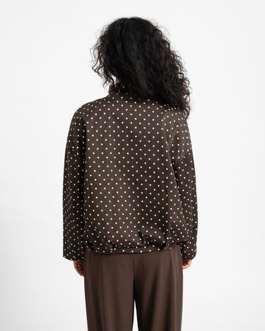 TILTIL Jacket Zoe Polkadot Brown - Things I Like Things I Love