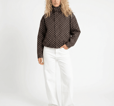 TILTIL Jacket Zoe Polkadot Bruin - Things I Like Things I Love