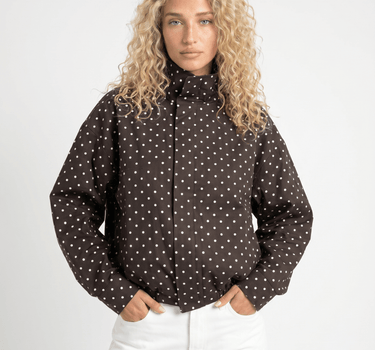 TILTIL Jacket Zoe Polkadot Bruin - Things I Like Things I Love