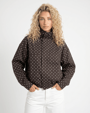 TILTIL Jacket Zoe Polkadot Bruin - Things I Like Things I Love