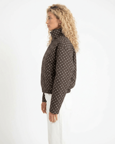 TILTIL Jacket Zoe Polkadot Bruin - Things I Like Things I Love