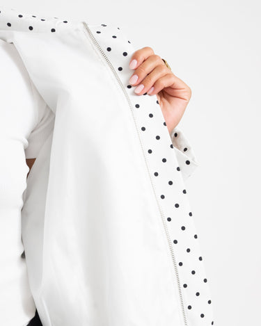 TILTIL Jacket Zoe Polkadot White - Things I Like Things I Love