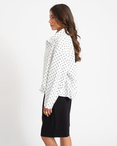 TILTIL Jacket Zoe Polkadot White - Things I Like Things I Love