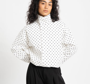 TILTIL Jacket Zoe Polkadot White - Things I Like Things I Love