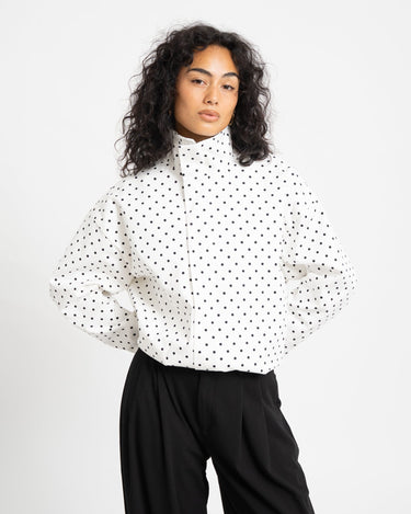 TILTIL Jacket Zoe Polkadot White - Things I Like Things I Love