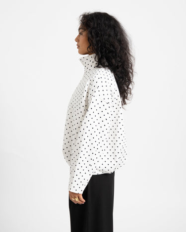 TILTIL Jacket Zoe Polkadot White - Things I Like Things I Love