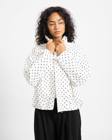 TILTIL Jacket Zoe Polkadot White - Things I Like Things I Love