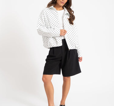 TILTIL Jacket Zoe Polkadot White - Things I Like Things I Love