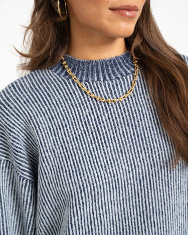 TILTIL Jackie Oversized Knit Pullover Blauw - Things I Like Things I Love