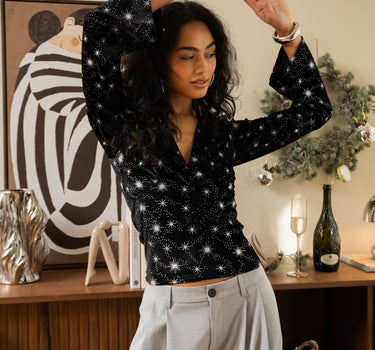 TILTIL Jella Velvet Star Black - Things I Like Things I Love