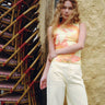 TILTIL Jente Floral Mesh Top Yellow - Things I Like Things I Love