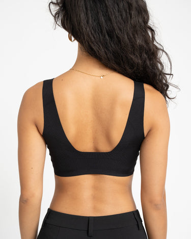 TILTIL Jessa Seamless Rib Bra Black One Size - Things I Like Things I Love