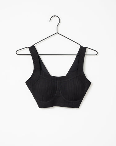 TILTIL Jessa Seamless Rib Bra Black One Size - Things I Like Things I Love