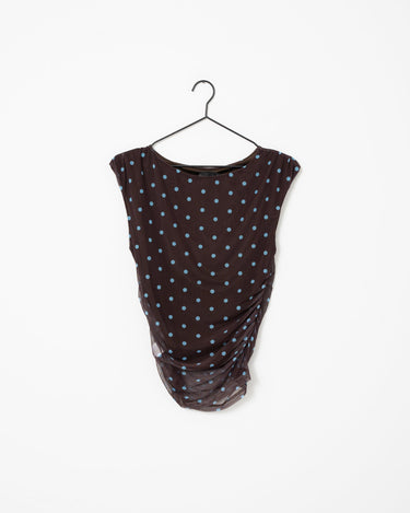 TILTIL Jessi Polkadot Top Bruin - Things I Like Things I Love