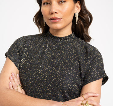 TILTIL Jetta Shortsleeve Sparkle Antraciet - Things I Like Things I Love