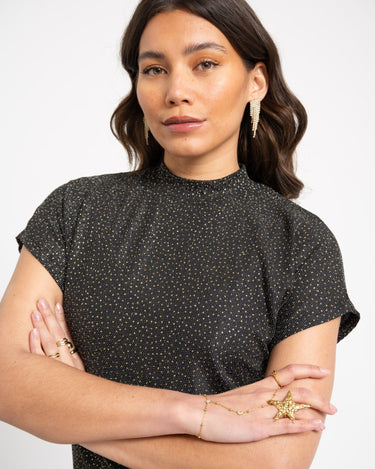 TILTIL Jetta Shortsleeve Sparkle Antraciet - Things I Like Things I Love