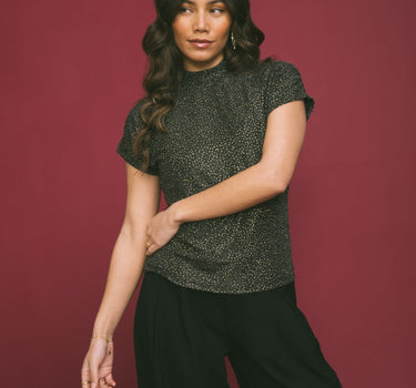 TILTIL Jetta Shortsleeve Sparkle Antraciet - Things I Like Things I Love