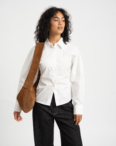 TILTIL Jinte Pleated Blouse Wit - Things I Like Things I Love