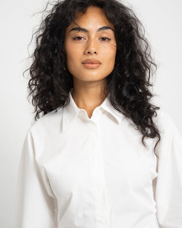 TILTIL Jinte Pleated Blouse Wit - Things I Like Things I Love