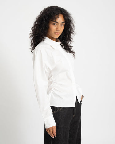 TILTIL Jinte Pleated Blouse Wit - Things I Like Things I Love