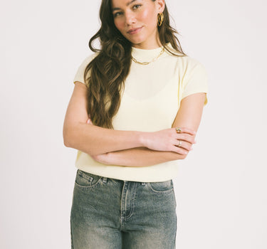 TILTIL Jiska Knit Butter Yellow One Size - Things I Like Things I Love