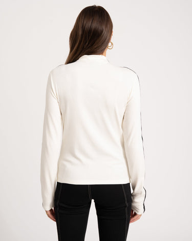 TILTIL Jolie Longsleeve White Black Detail One Size - Things I Like Things I Love
