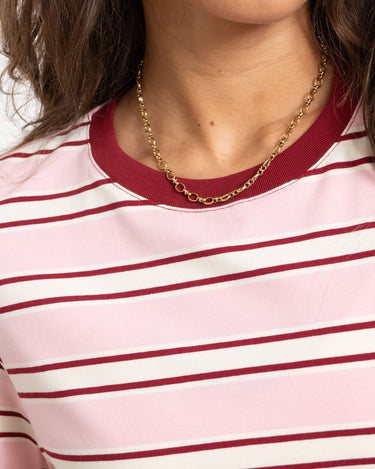 TILTIL Joy T-shirt Stripe Pink - Things I Like Things I Love
