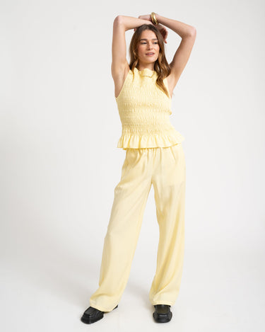 TILTIL Joyce Tencel Smock Top Yellow - Things I Like Things I Love