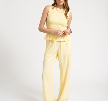 TILTIL Joyce Tencel Smock Top Yellow - Things I Like Things I Love