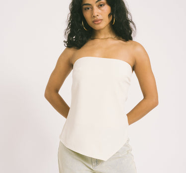 TILTIL Jule Strapless Top Offwhite - Things I Like Things I Love