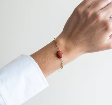 TILTIL Juniper Bracelet Goud Rood - Things I Like Things I Love