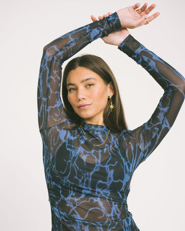 TILTIL Kara Aqua Longsleeve Black - Things I Like Things I Love