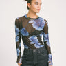 TILTIL Kay Longsleeve Floral Print Blue - Things I Like Things I Love
