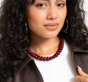 TILTIL Ketting Burgundy Glow Goud - Things I Like Things I Love