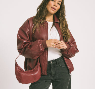 TILTIL Kiki Snake Bag Bordeaux - Things I Like Things I Love