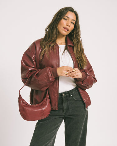 TILTIL Kiki Snake Bag Bordeaux - Things I Like Things I Love