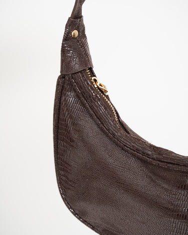 TILTIL Kiki Snake Bag Dark Brown - Things I Like Things I Love
