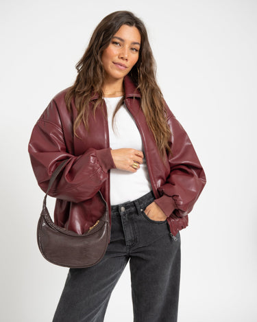 TILTIL Kiki Snake Bag Dark Brown - Things I Like Things I Love