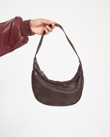 TILTIL Kiki Snake Bag Dark Brown - Things I Like Things I Love