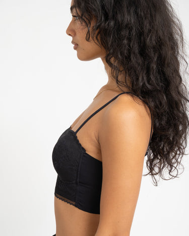TILTIL Lace Bandeau Bralette Black One Size - Things I Like Things I Love
