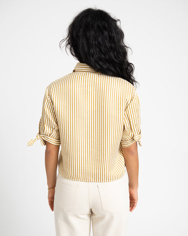 TILTIL Layla Shortsleeve Blouse Gold - Things I Like Things I Love