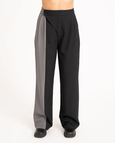 TILTIL Lea Pantalon Blocked Black Grey - Things I Like Things I Love